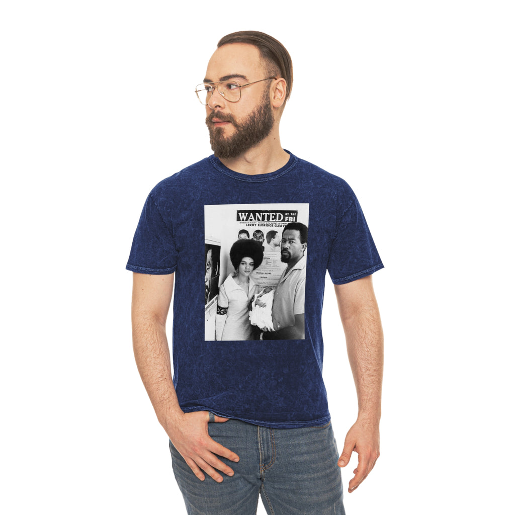 Vintage 'Wanted' Photo Mineral Wash T-Shirt — Popular Loners Quote