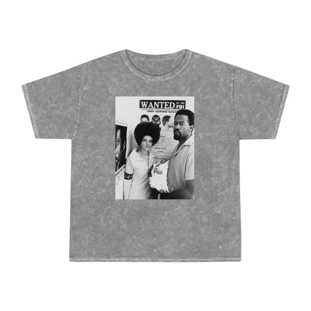Vintage 'Wanted' Photo Mineral Wash T-Shirt — Popular Loners Quote