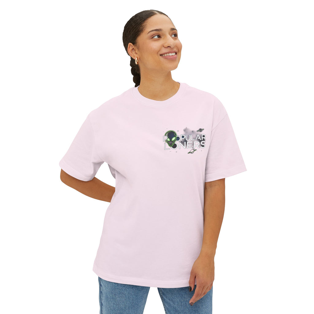 Area 51 Alien Graphic Tee — Oversized Boxy Shirt