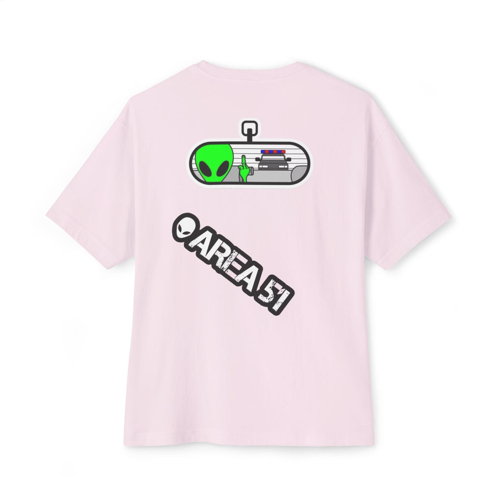 Area 51 Alien Graphic Tee — Oversized Boxy Shirt