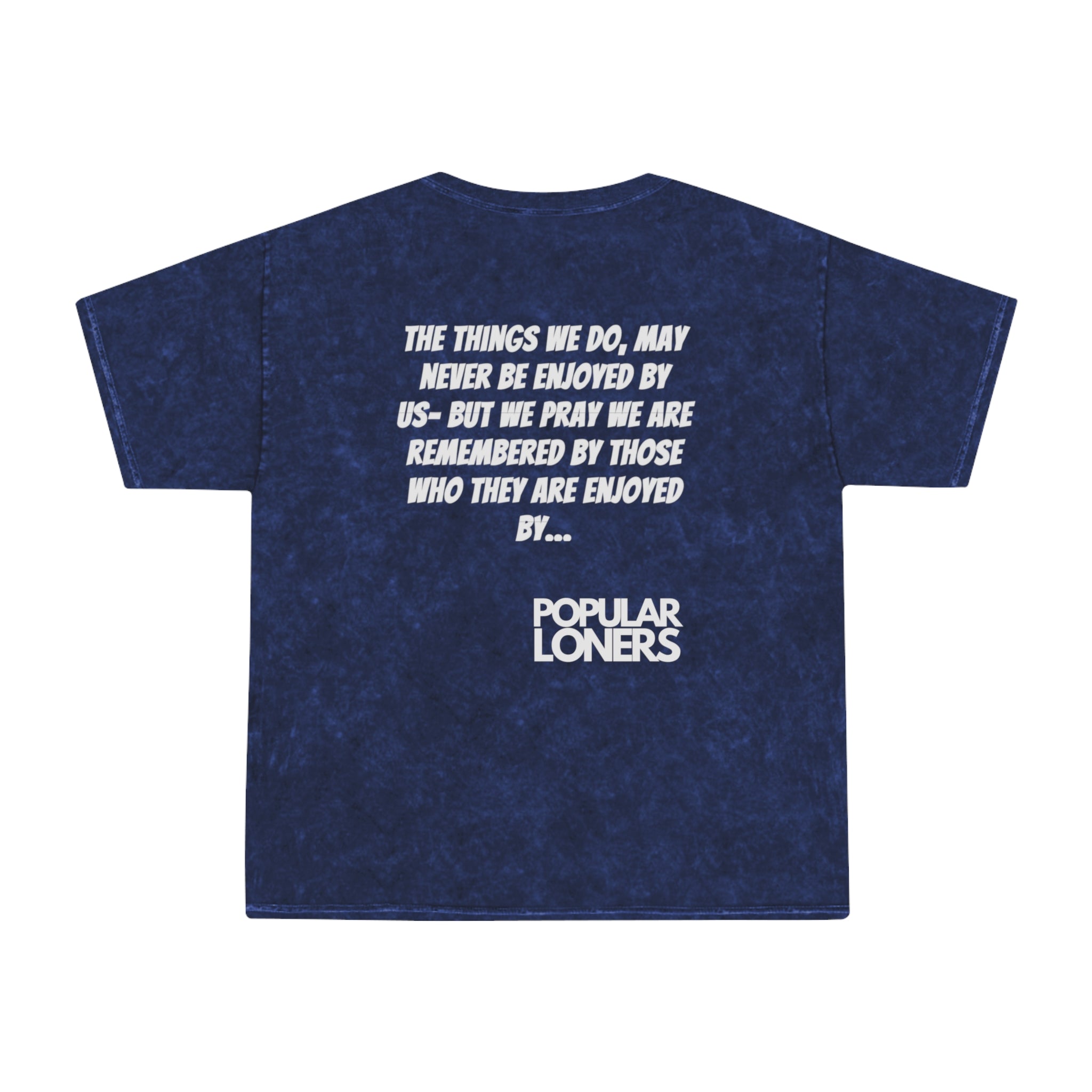 Vintage 'Wanted' Photo Mineral Wash T-Shirt — Popular Loners Quote