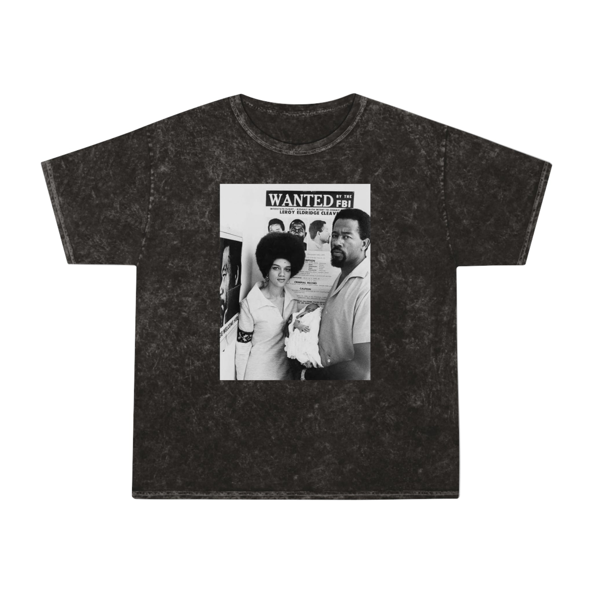Vintage 'Wanted' Photo Mineral Wash T-Shirt — Popular Loners Quote