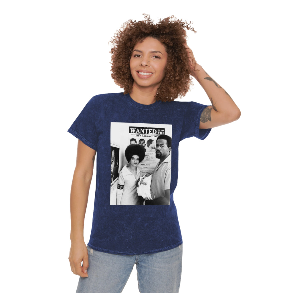 Vintage 'Wanted' Photo Mineral Wash T-Shirt — Popular Loners Quote