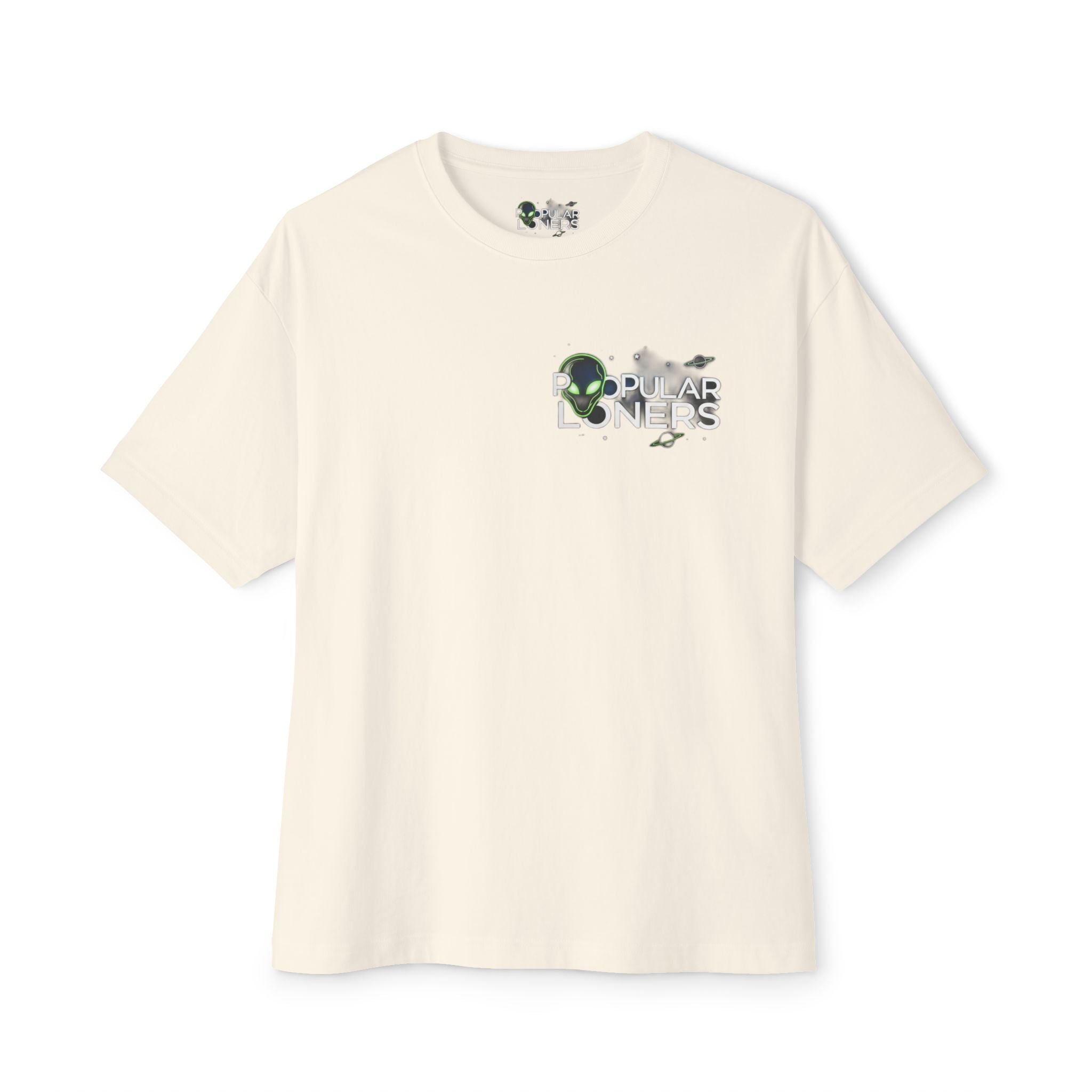 Area 51 Alien Graphic Tee — Oversized Boxy Shirt