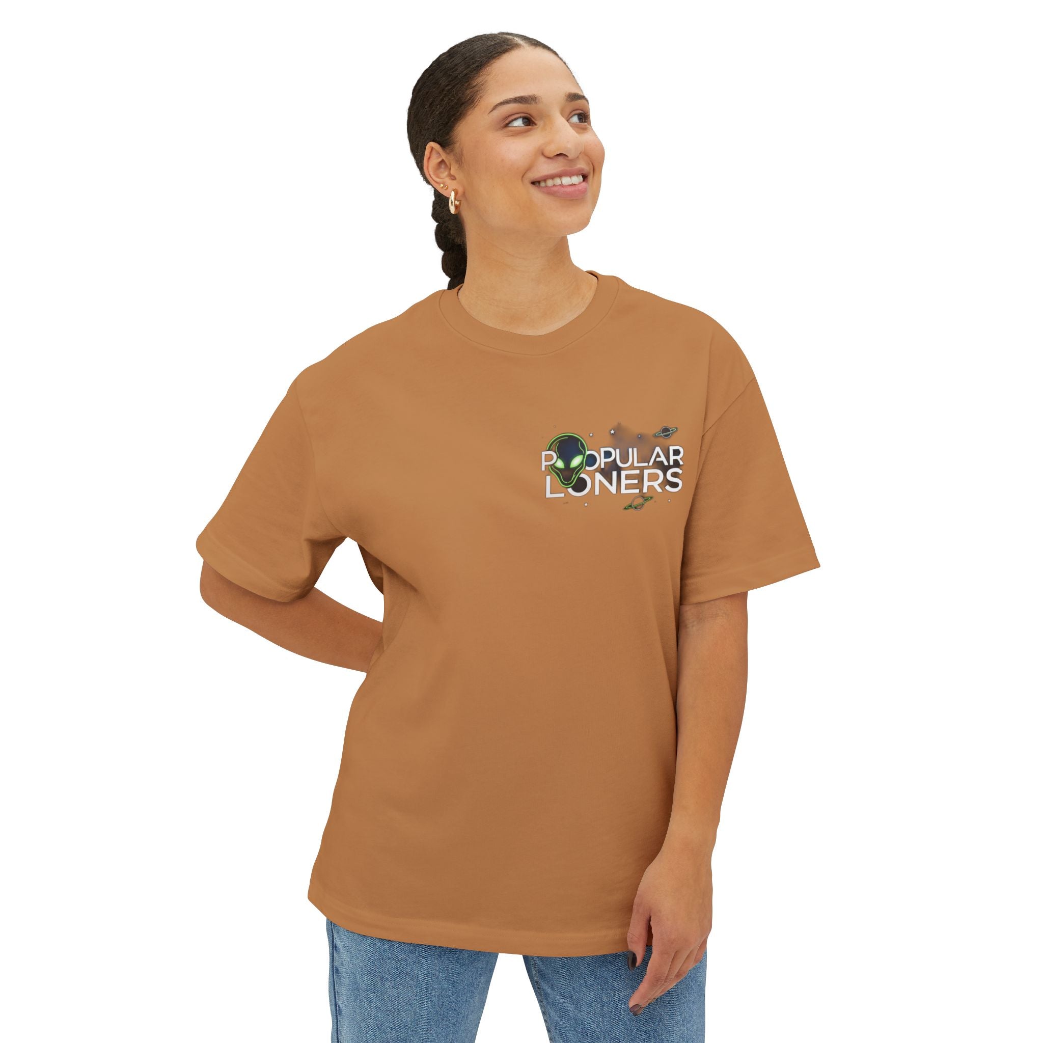 Area 51 Alien Graphic Tee — Oversized Boxy Shirt