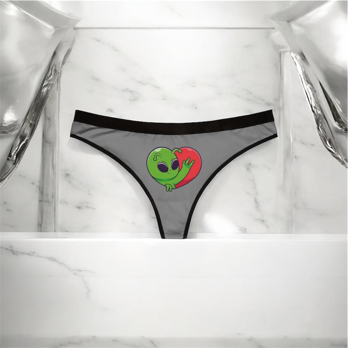 Alien Heart Thong – Women's Heart Alien Thong